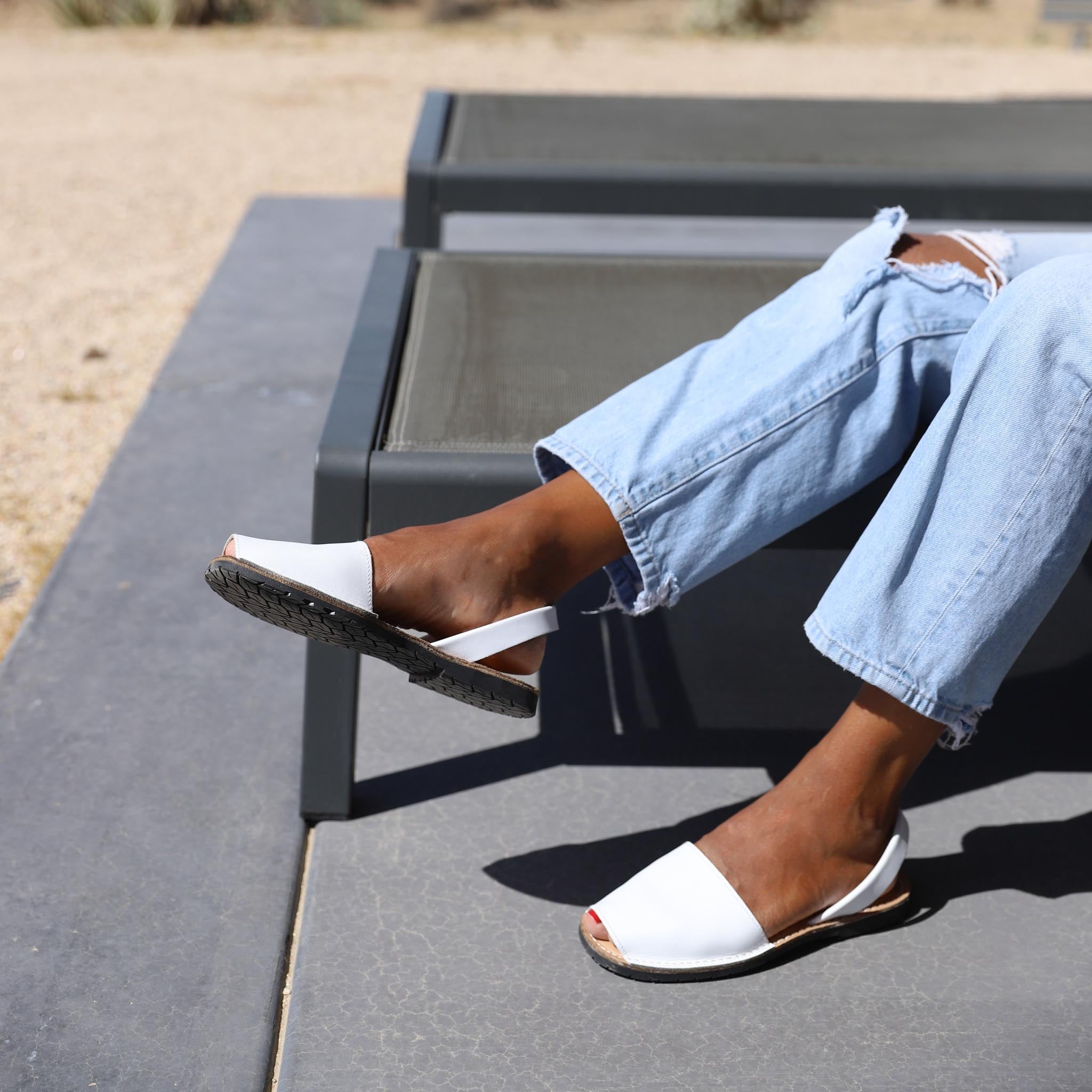 Classic White sandals