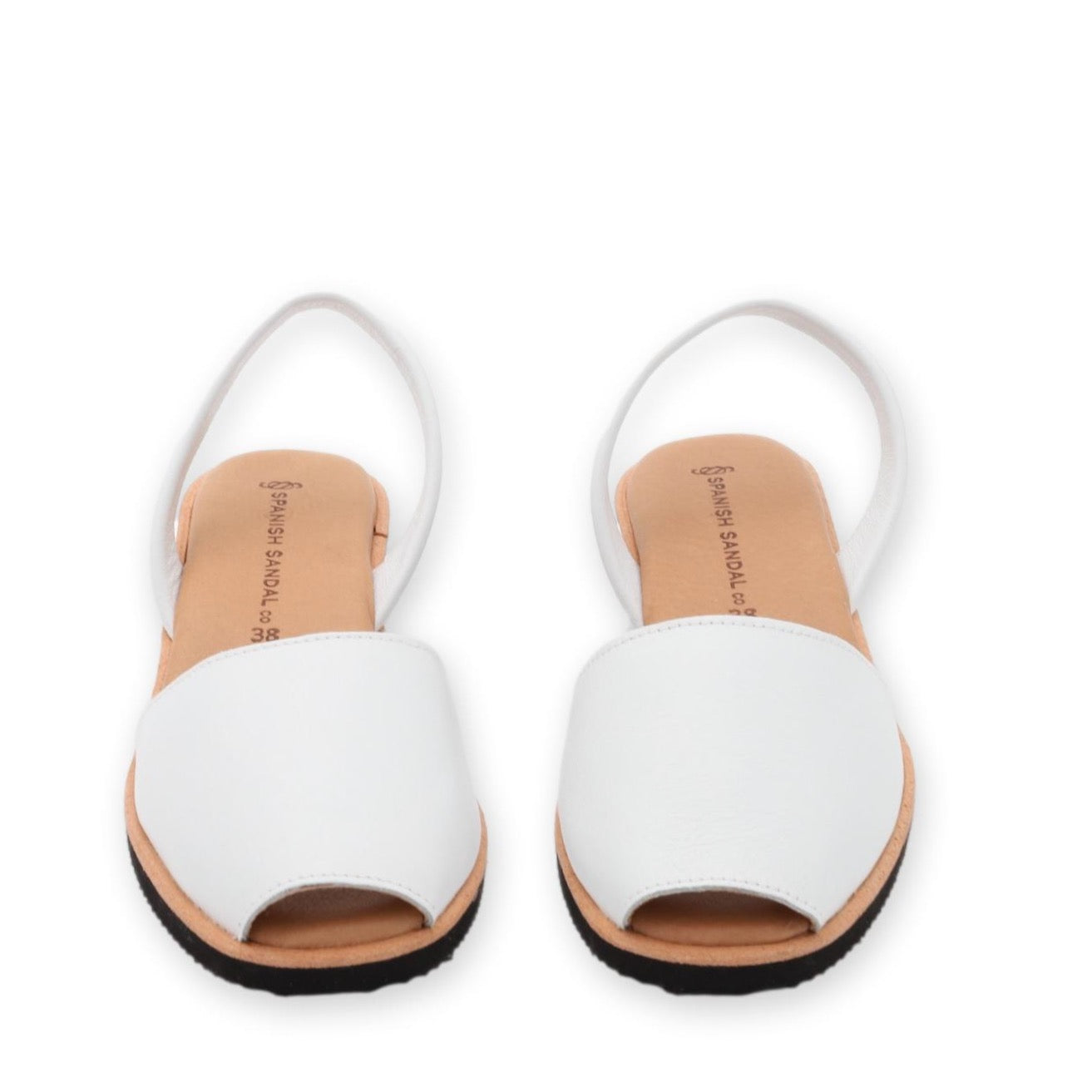 White midi wedges