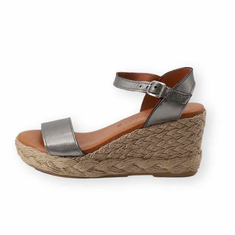 Paloma Wedge in Titanium Black