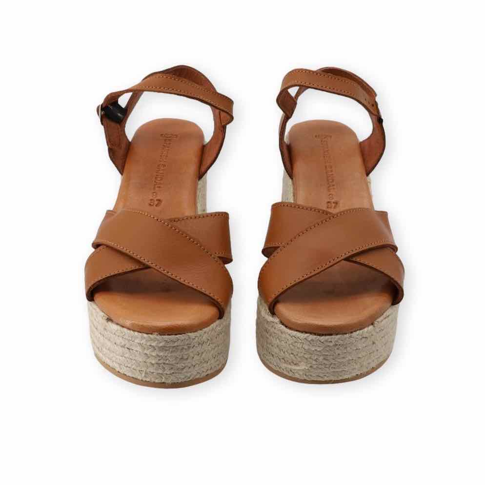 Sofia Chunky Heels in Brown