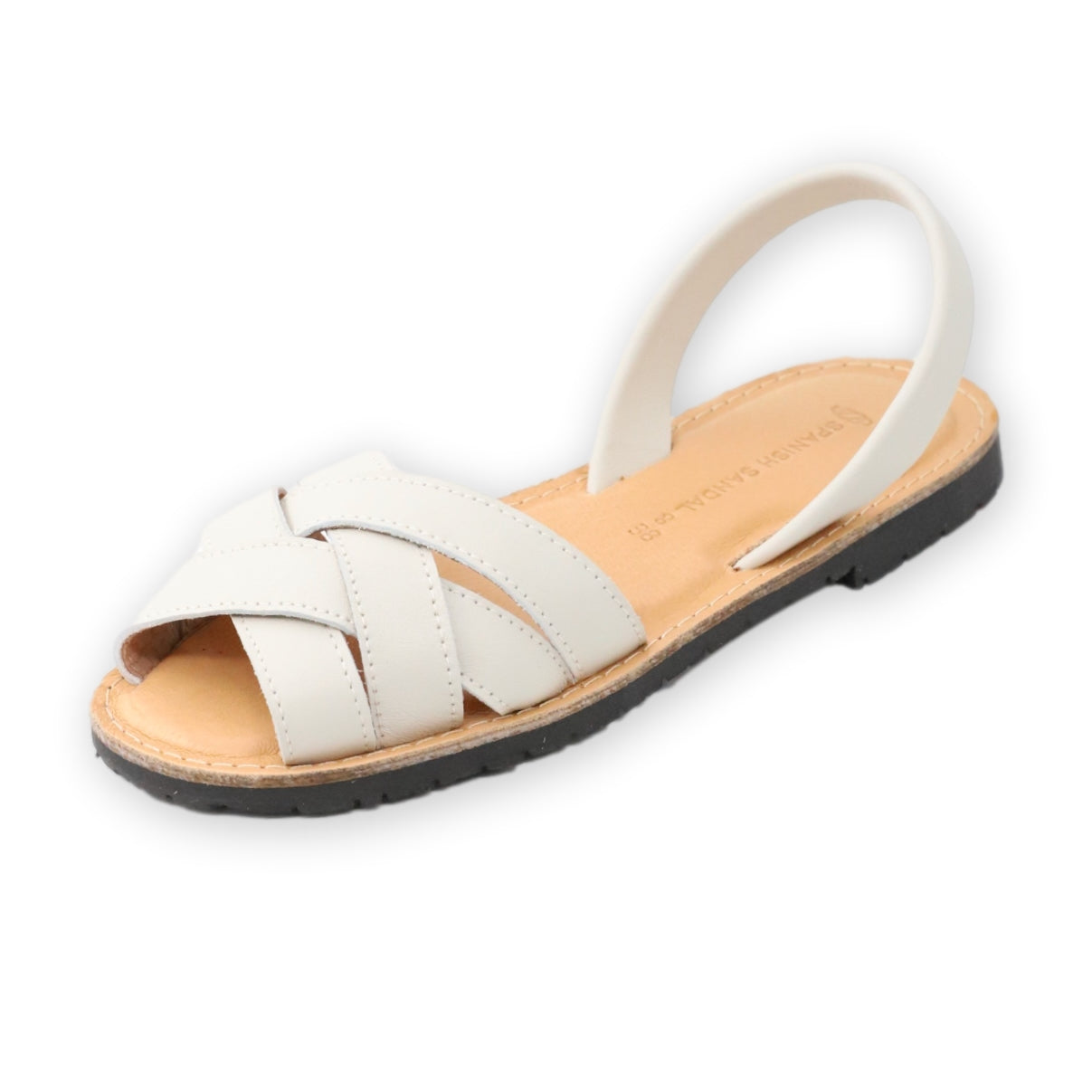 Crossover Cream white sandals