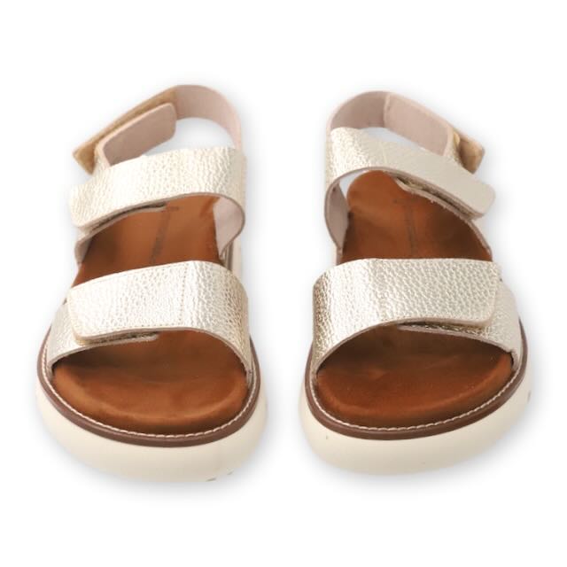 Gold Ibiza sandals