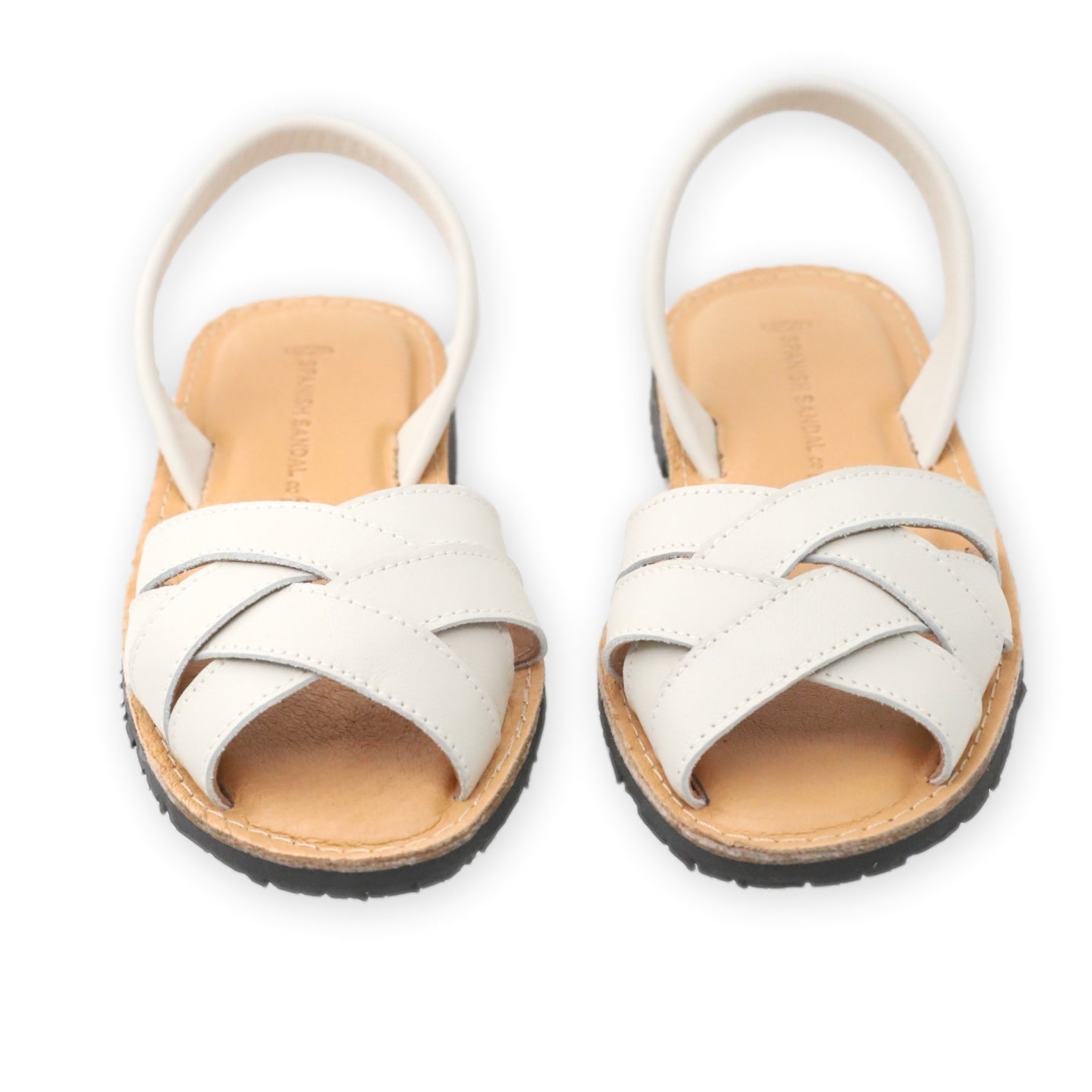 Crossover Cream white sandals
