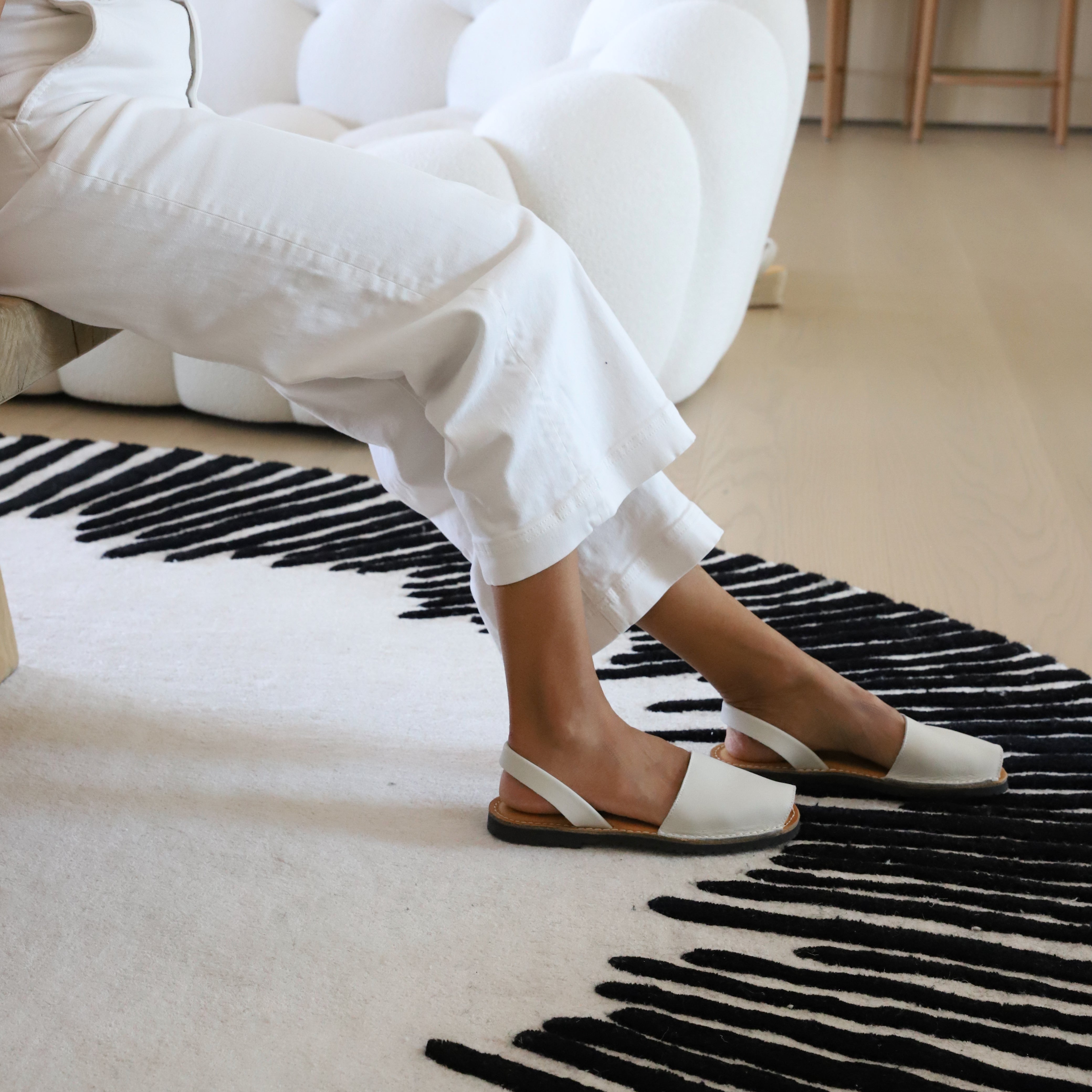 Classic White sandals