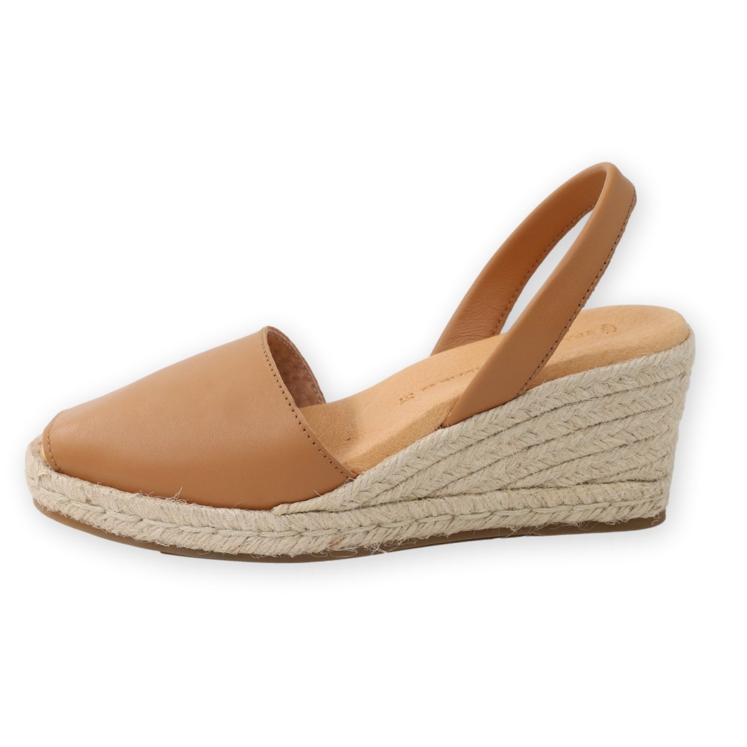 Hazelnut espadrille wedges