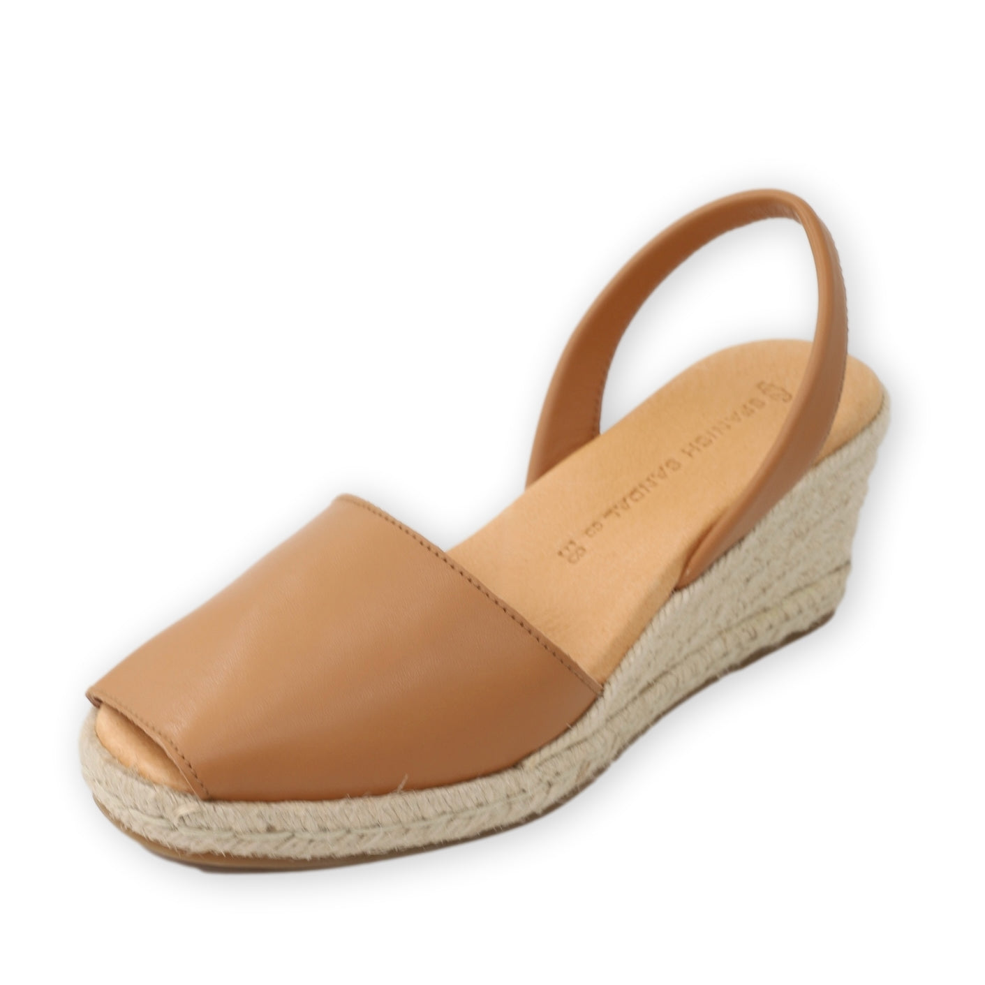 Hazelnut espadrille wedges