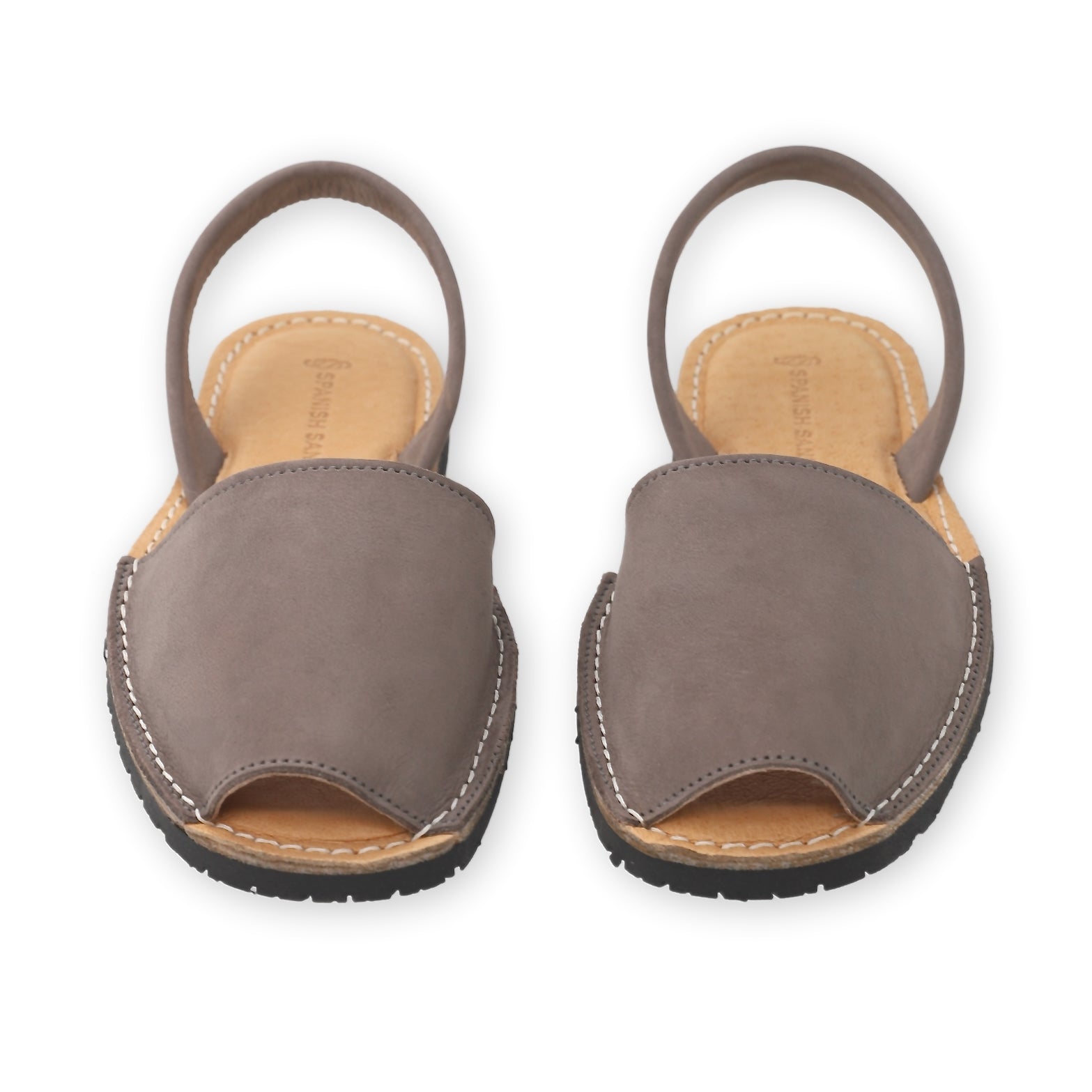 Classic dark grey sandals