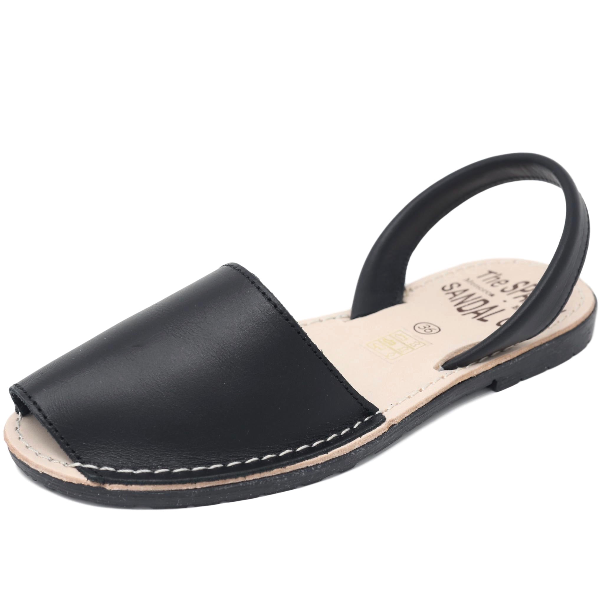 Spanish leather online sandals