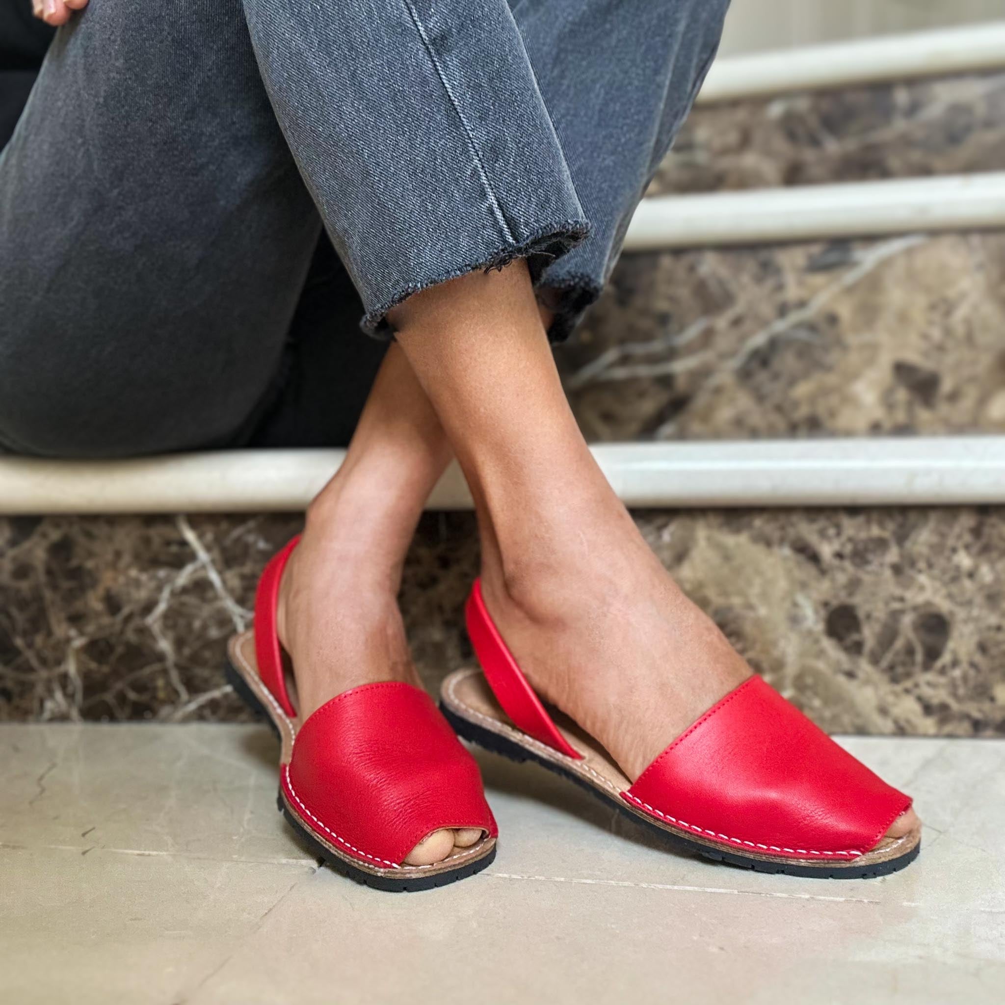 Classic Candy Red classic flats