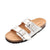 Nordic silver sandals