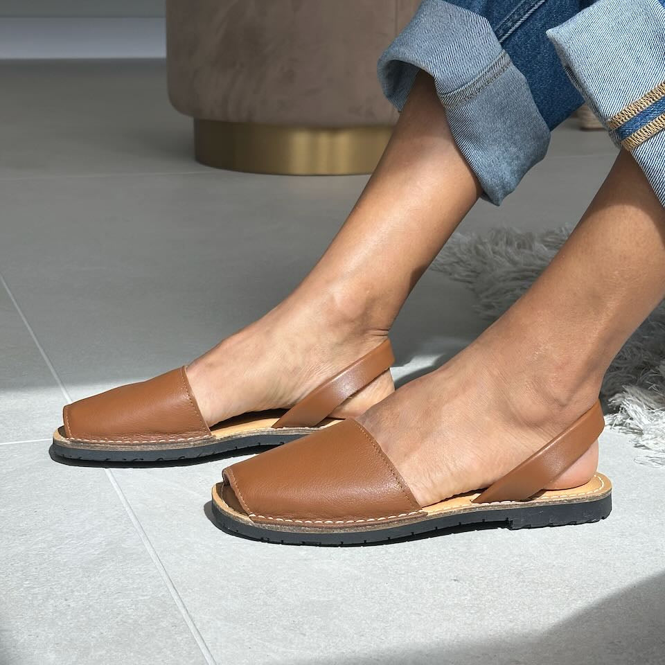 Classic Dark Camel sandals