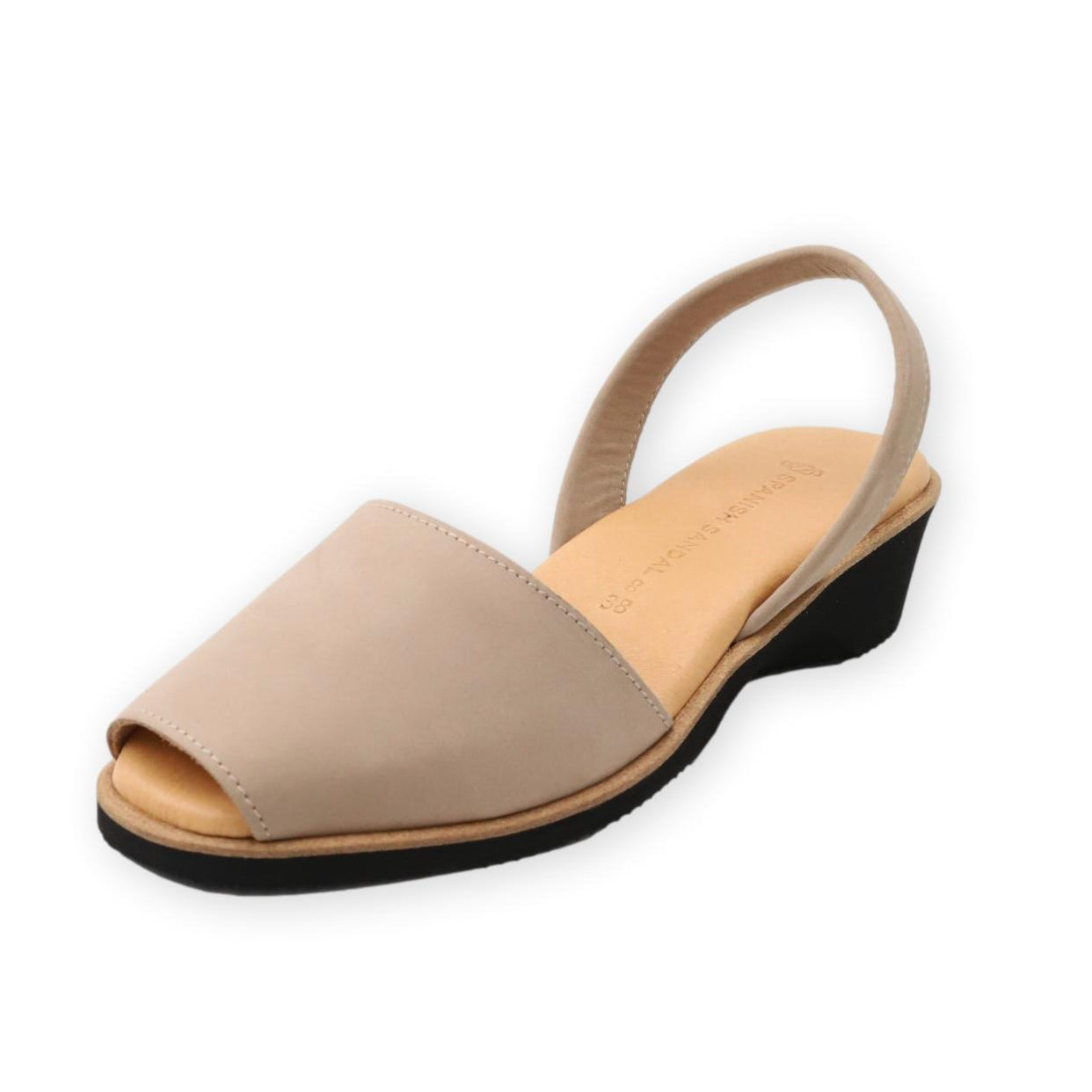 Ecru midi wedges