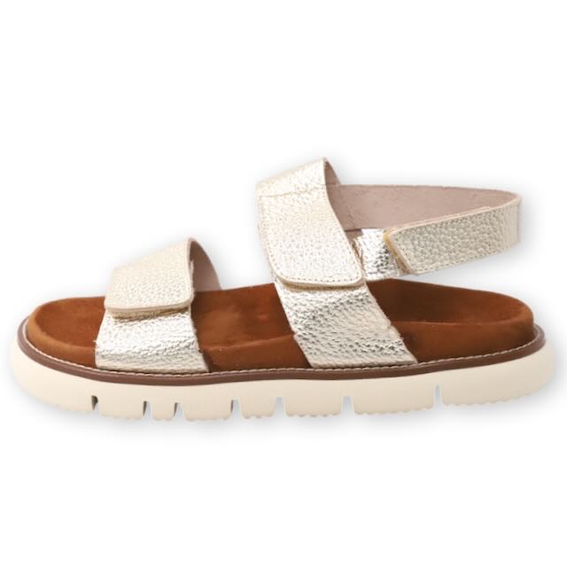 Gold Ibiza sandals
