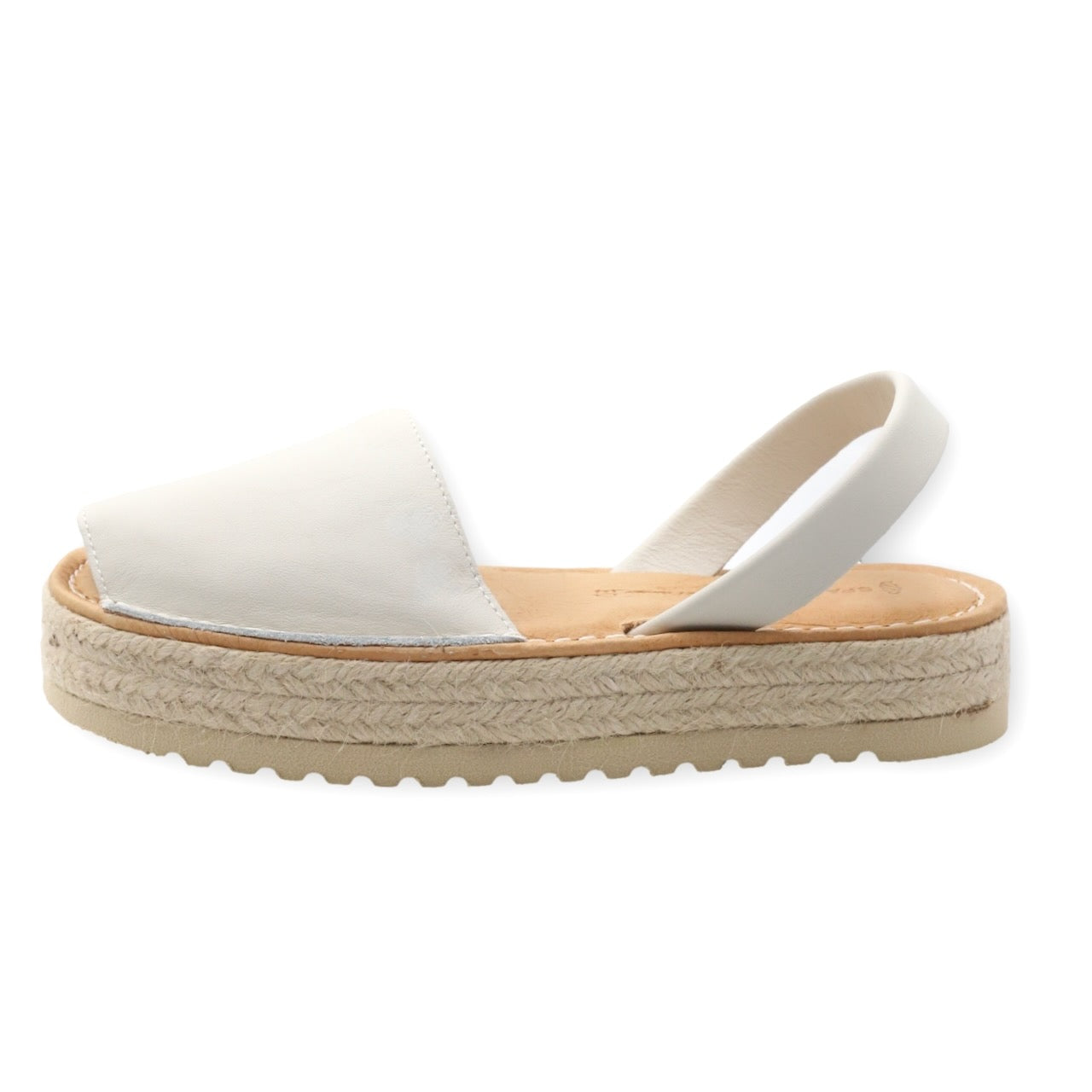 Irene platform sandals in White