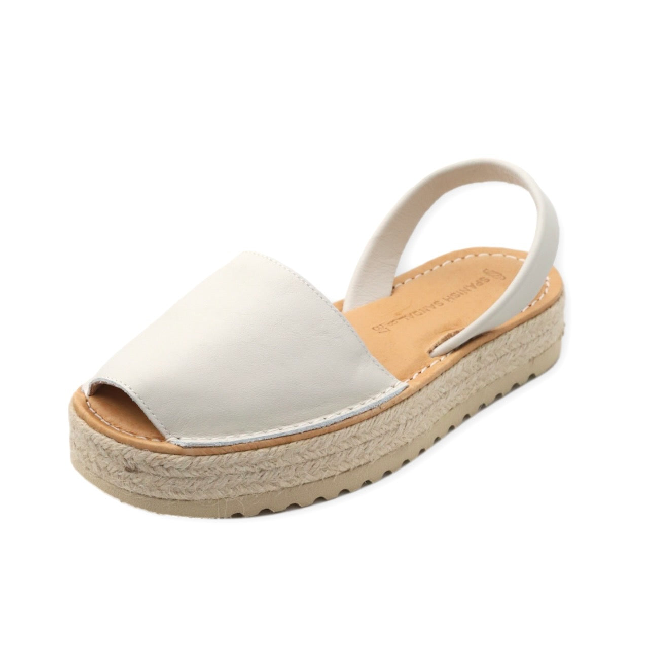 Irene platform sandals in White