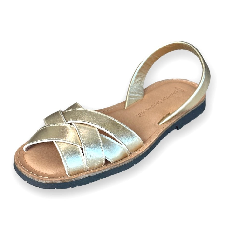 Crossover Gold sandals