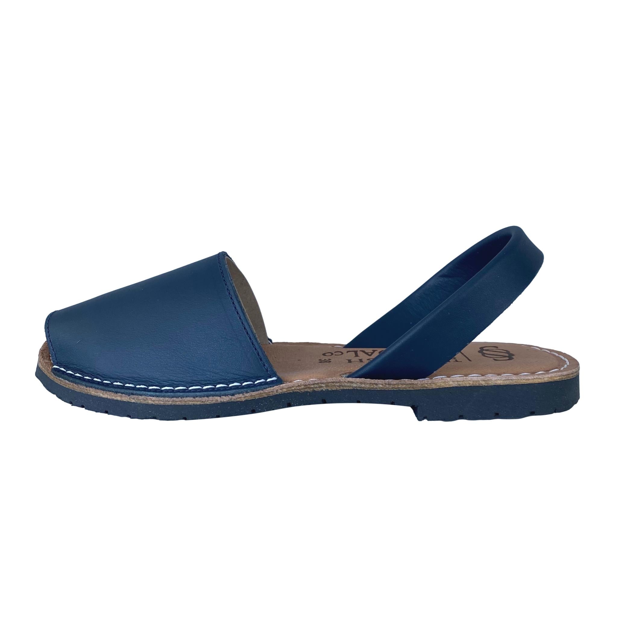 Navy on sale blue sandals