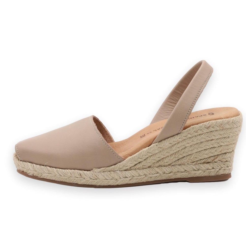 espadrilles wedges beige