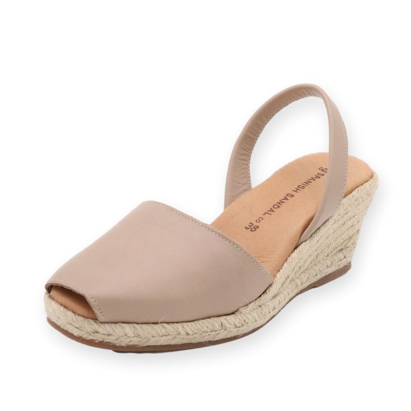 espadrilles wedges beige