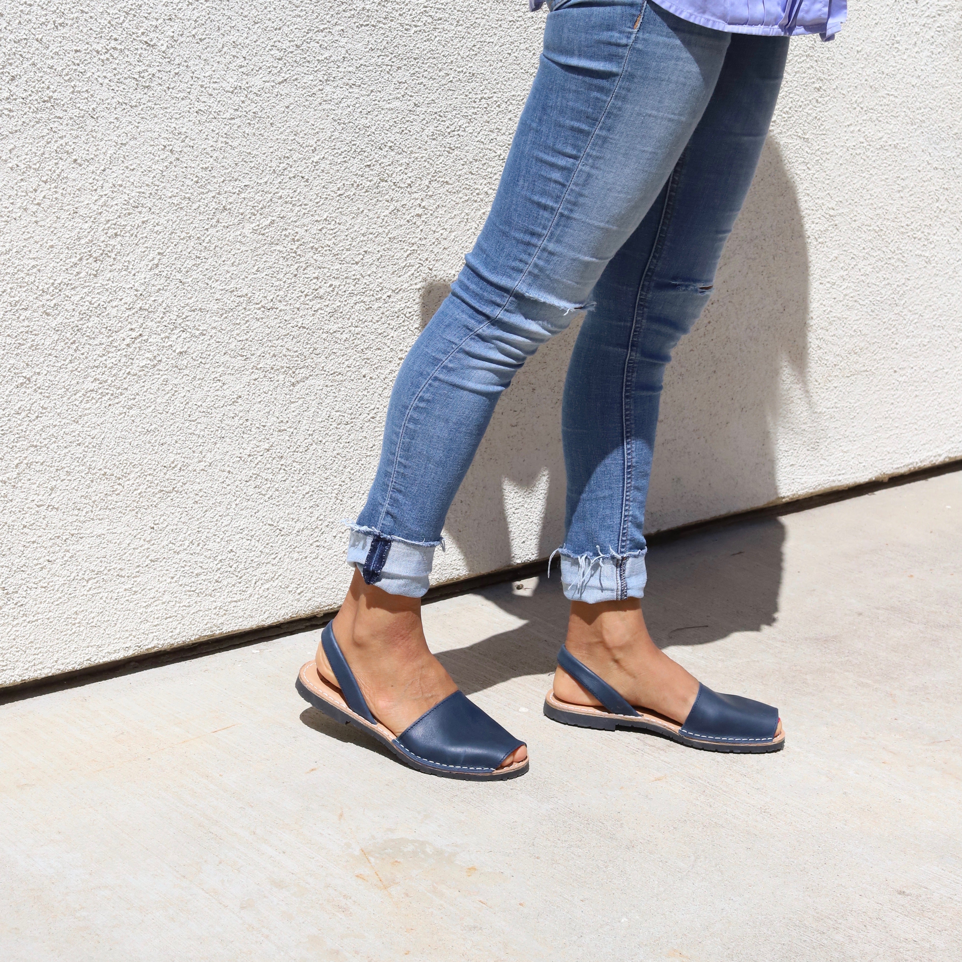 Fashion Shoes - Senorita Fashion (Navy Blue) Thong Sandals For Ladies  ELLA-1 By Liberty Manufacturer from Karnal