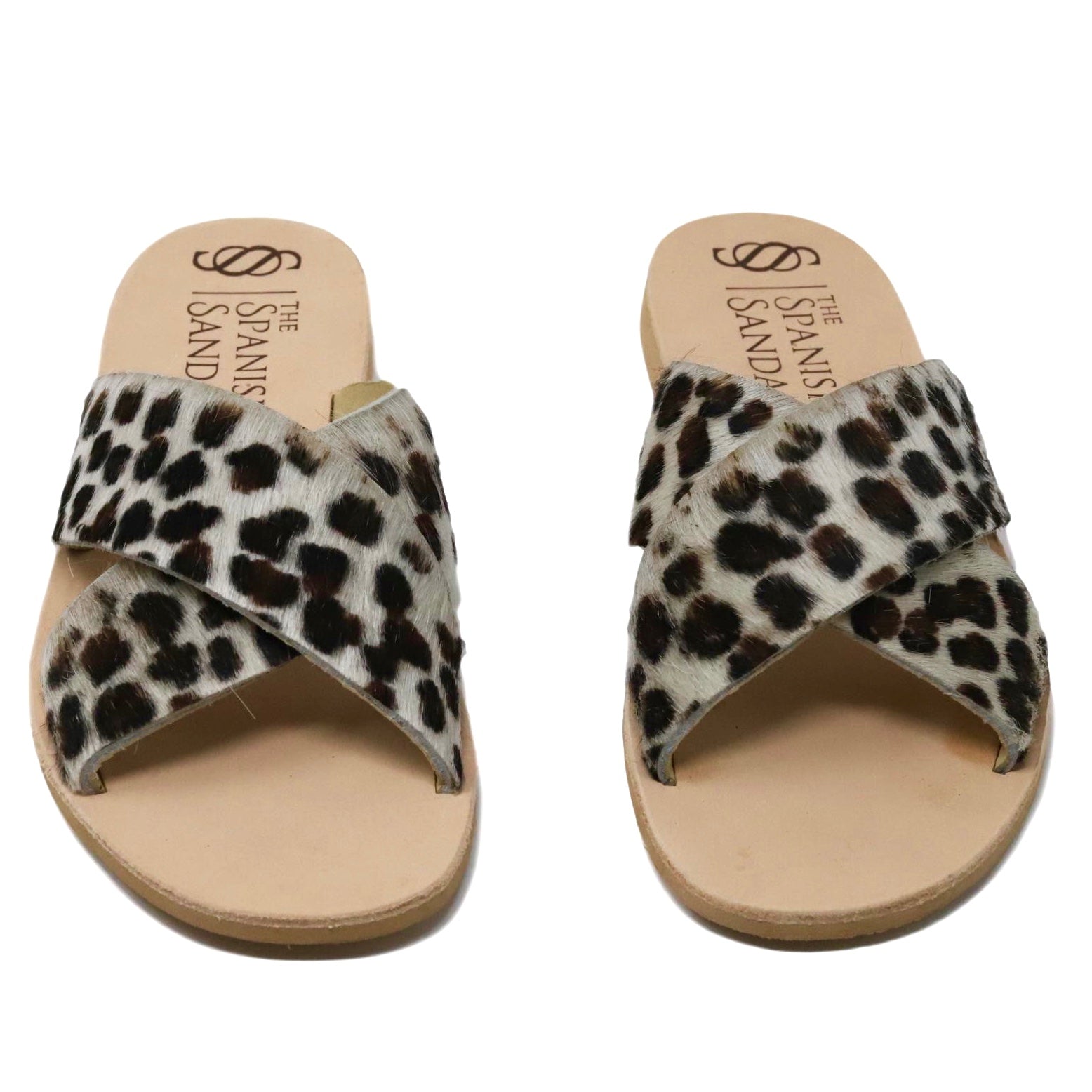 Leopard on sale skin slides